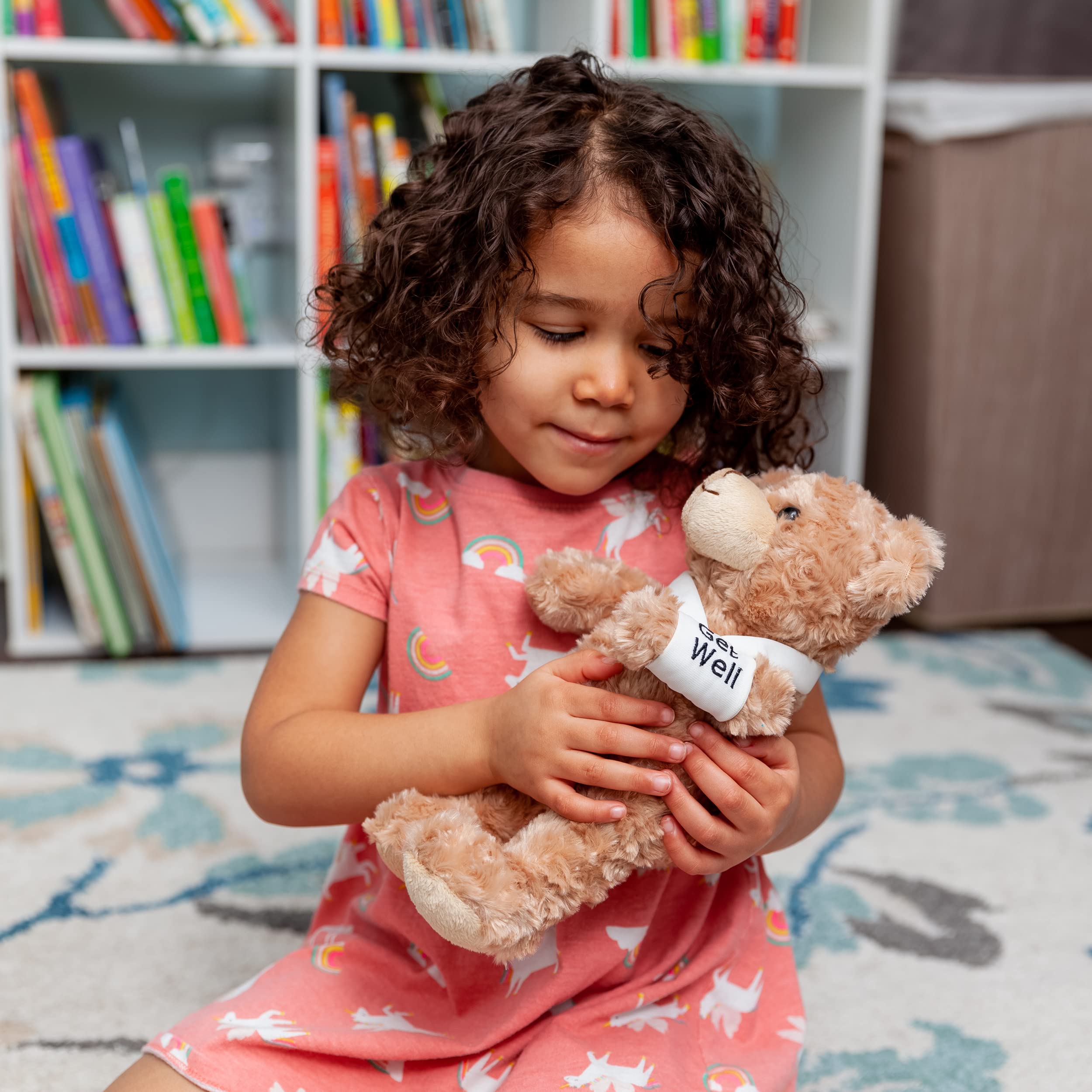 Get Well Teddy Bear for Kids with Arm Cast - 10.5 Inch Broken Arm Stuffed Animal Gift for Left or Right Arm Sling | Perfect Hospital Gift, Surgery Recovery Present & Comfort Toy