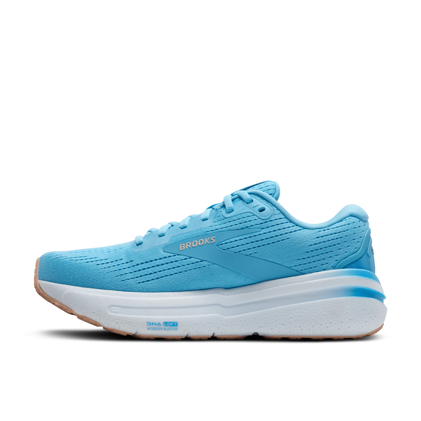Brooks Ghost Max 2 Women's Running Shoes (B Width) - Baltic Sea/Bonnie Blue/Peak - Cushioned Support for Long Distance Running & Daily Training