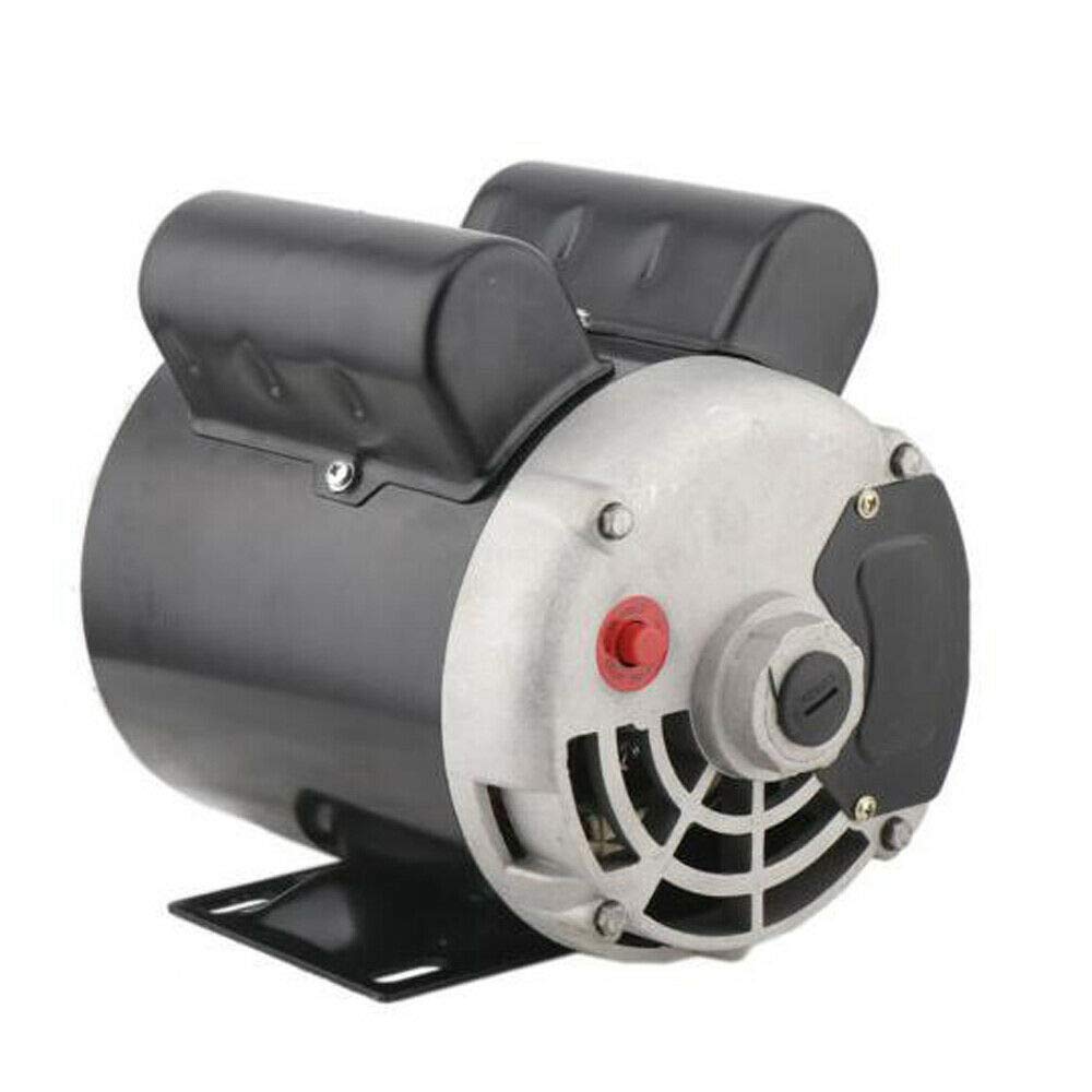 2 HP SPL 56 Frame Single Phase Air Compressor Electric Motor - 120/240V 3450 RPM for Table Saw & Woodworking Tools | Perfect for DIY Projects & Professional Workshops