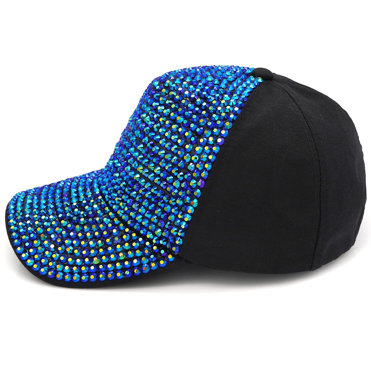 Sparkling Rhinestone Baseball Cap for Women - Adjustable Bling Crystal Studded Sun Hat | Fashionable Casual & Sports Wear for Outdoor Activities, Parties, and Everyday Style