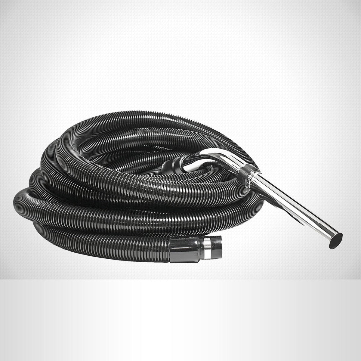 Central Vacuum Complete 30ft Crushproof Hose with Friction Fit - Ideal for Whole House Cleaning, Hard-to-Reach Areas & Pet Hair Removal