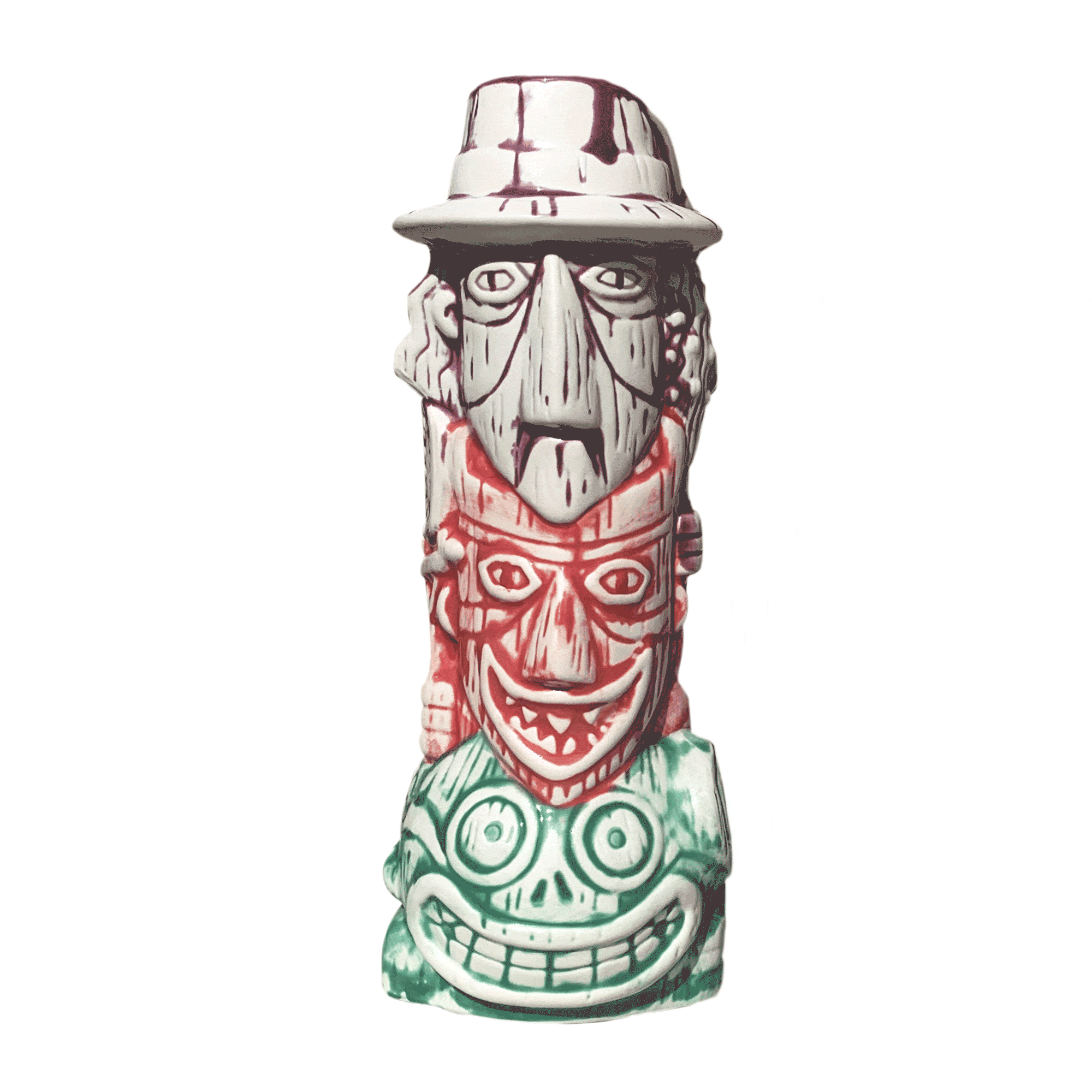 Lock Shock & Barrel Tiki Mug - Disney's Nightmare Before Christmas Collectible Cup for Tropical Cocktails & Home Decor