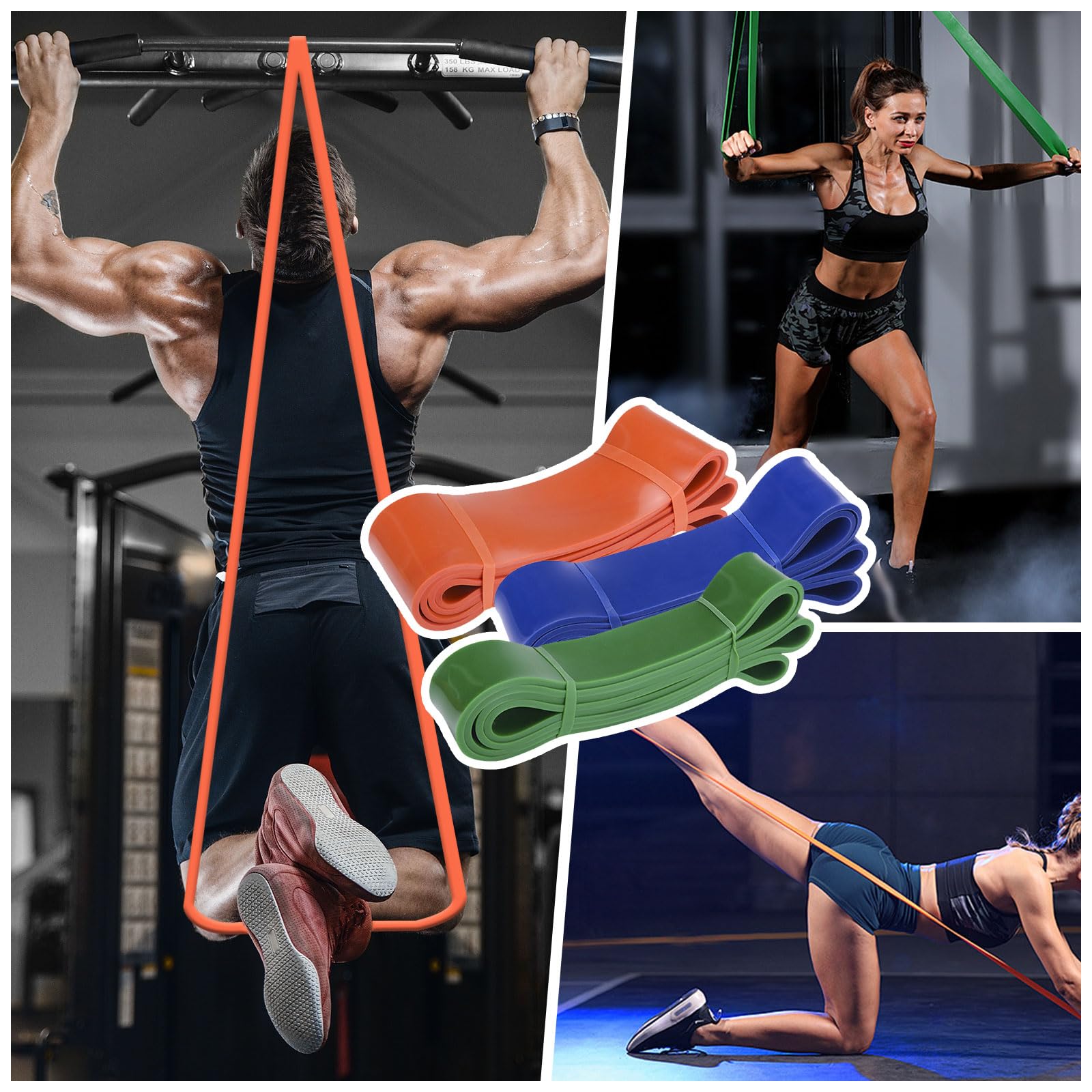 Premium 6-Level Resistance Band for Basketball Training - Heavy Duty Natural Latex Loop (41 Inch) - Dribbling, Strength & Fitness Exercises - Perfect for Home Gym, Court Drills & Professional Workouts