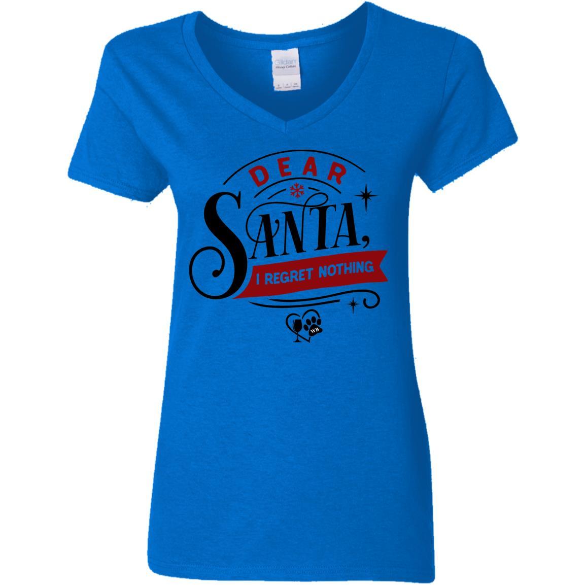 WineyBitches.Co Women's 5.3 oz V-Neck T-Shirt - Soft Cotton Casual Tee for Everyday Wear, Girls Night Out & Wine Tasting Events