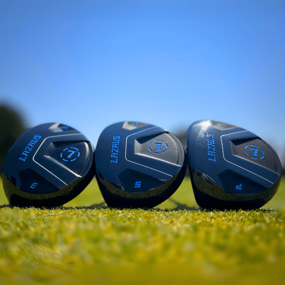 Premium Lazrus Golf Fairway Woods Set (3,5,7) for Men & Women - Right & Left Hand Options with Free Headcovers - Perfect for Driving Range, Course Play & Tournament Training