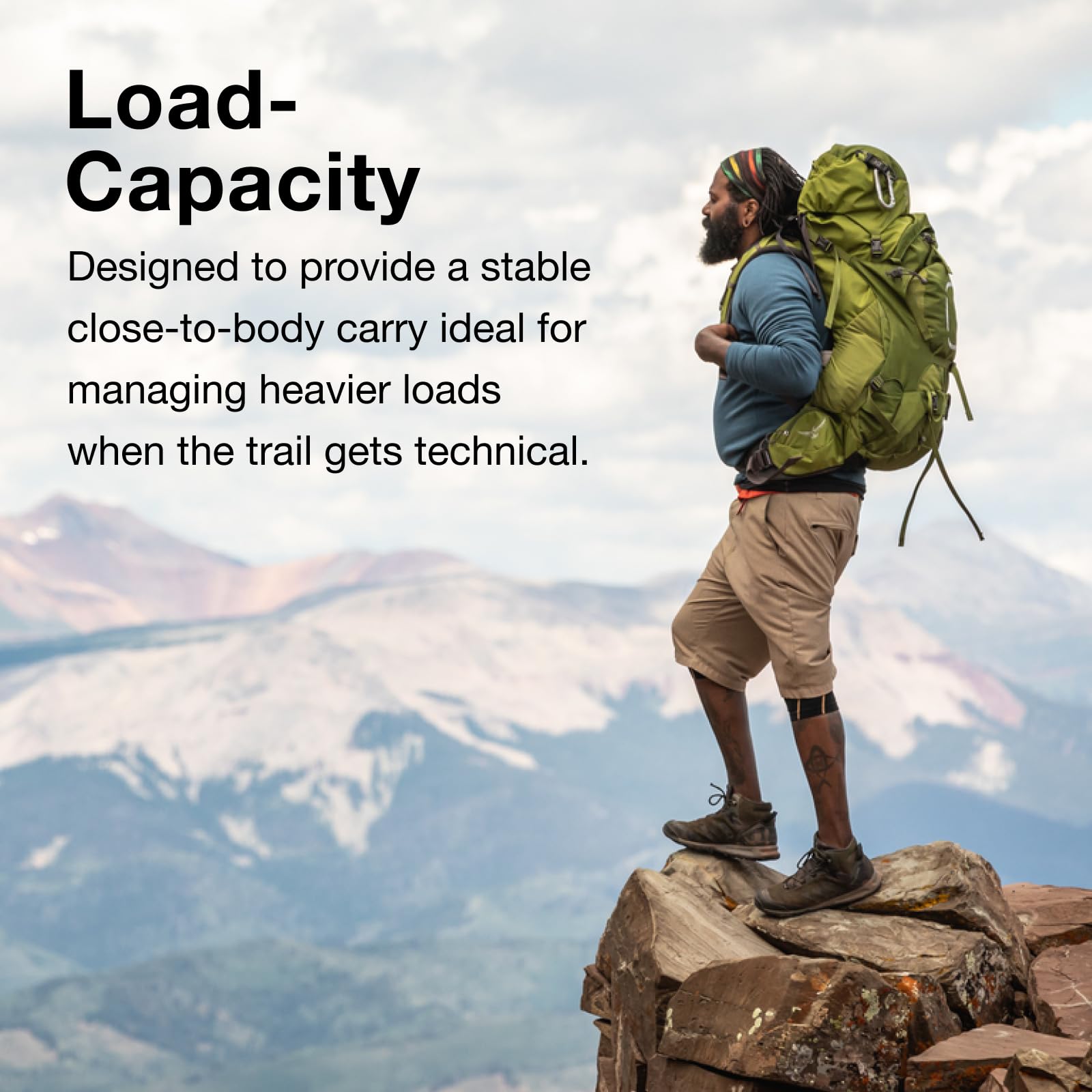Osprey Aether 55L Men's Hiking Backpack - Lightweight Travel & Trekking Backpack for Outdoor Adventures, Deep Water Blue, Large/XL Size - Perfect for Camping, Backpacking & Multi-Day Hikes