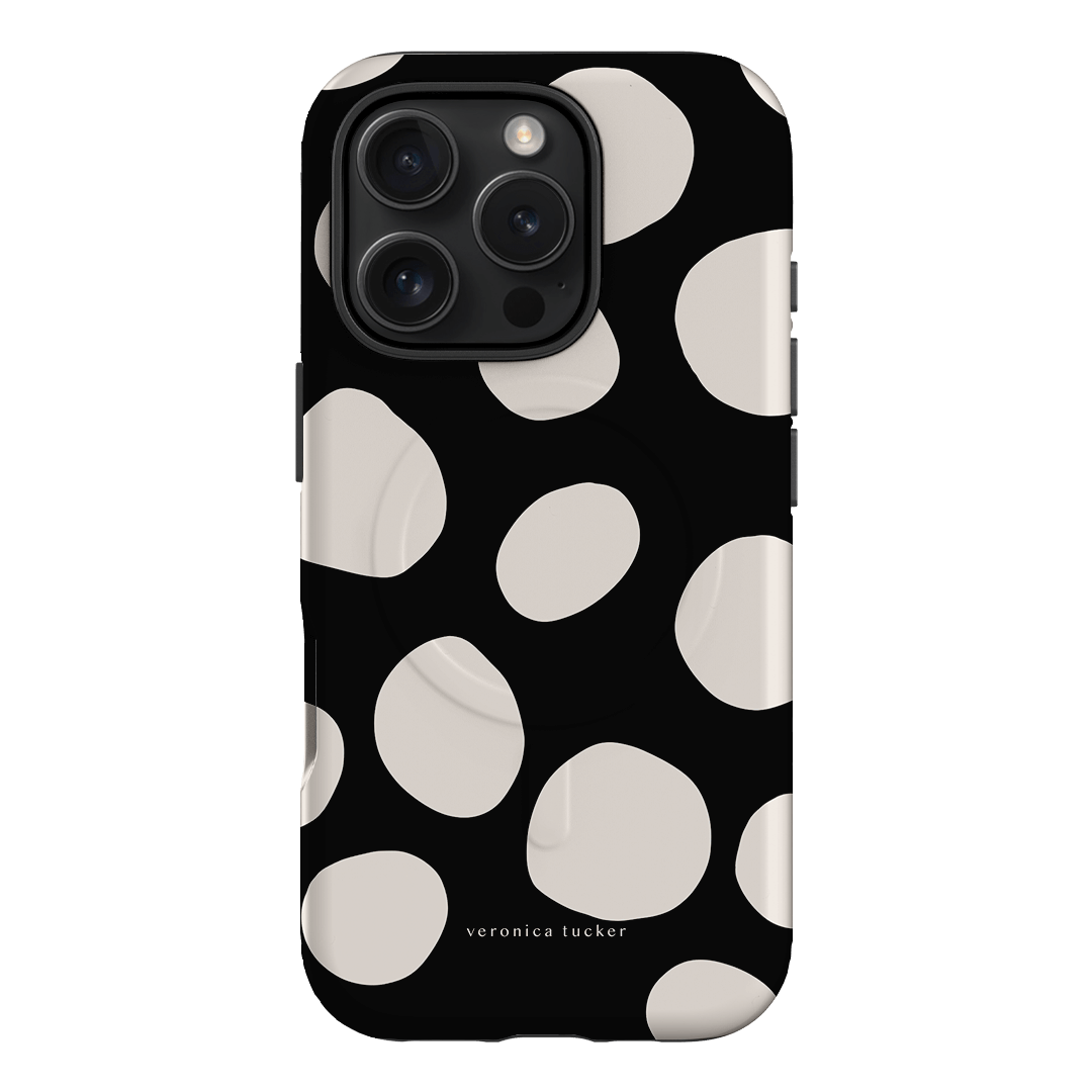 Premium Pebbles Noir Phone Case - Slim Protective Cover for iPhone & Samsung - Perfect for Everyday Use, Travel & Outdoor Activities