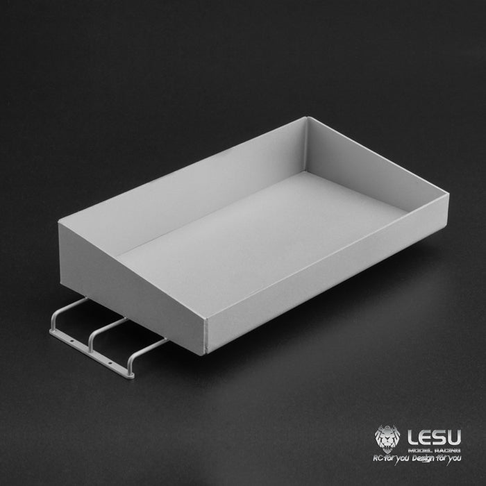 1/14 TAMIYA RC Flat Bed Truck Roof Metal Parts & Canvas Shelf Side Protective Guard Tool Box Ladder - Durable Accessories for Off-Road Model Truck Adventures & DIY Projects