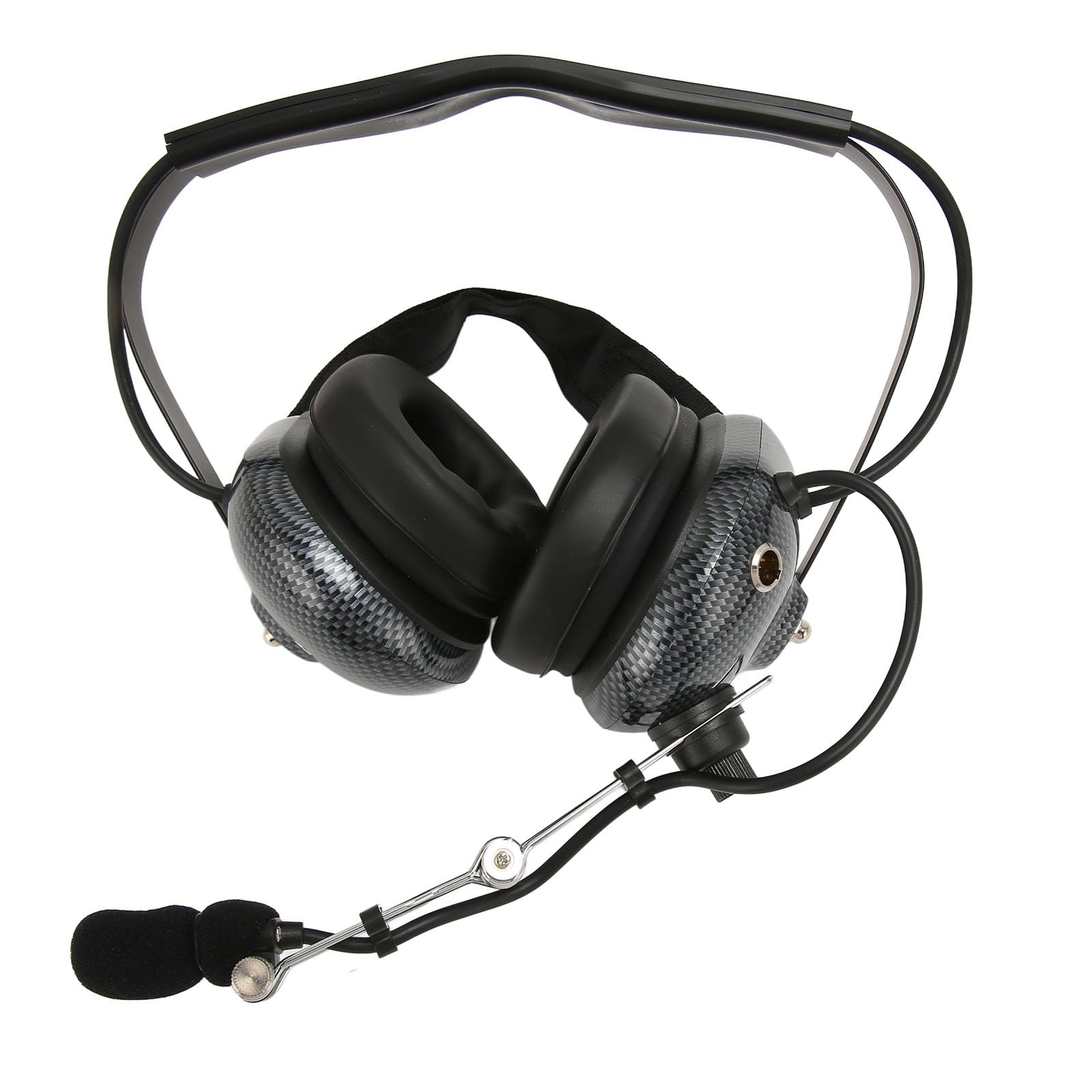 Professional Aviation Headset with Clear Sound & Noise Reduction - Two-Way Radio Headset for Pilots, Air Traffic Controllers & Industrial Use - Perfect for Cockpit Communication & Heavy Machinery Operation