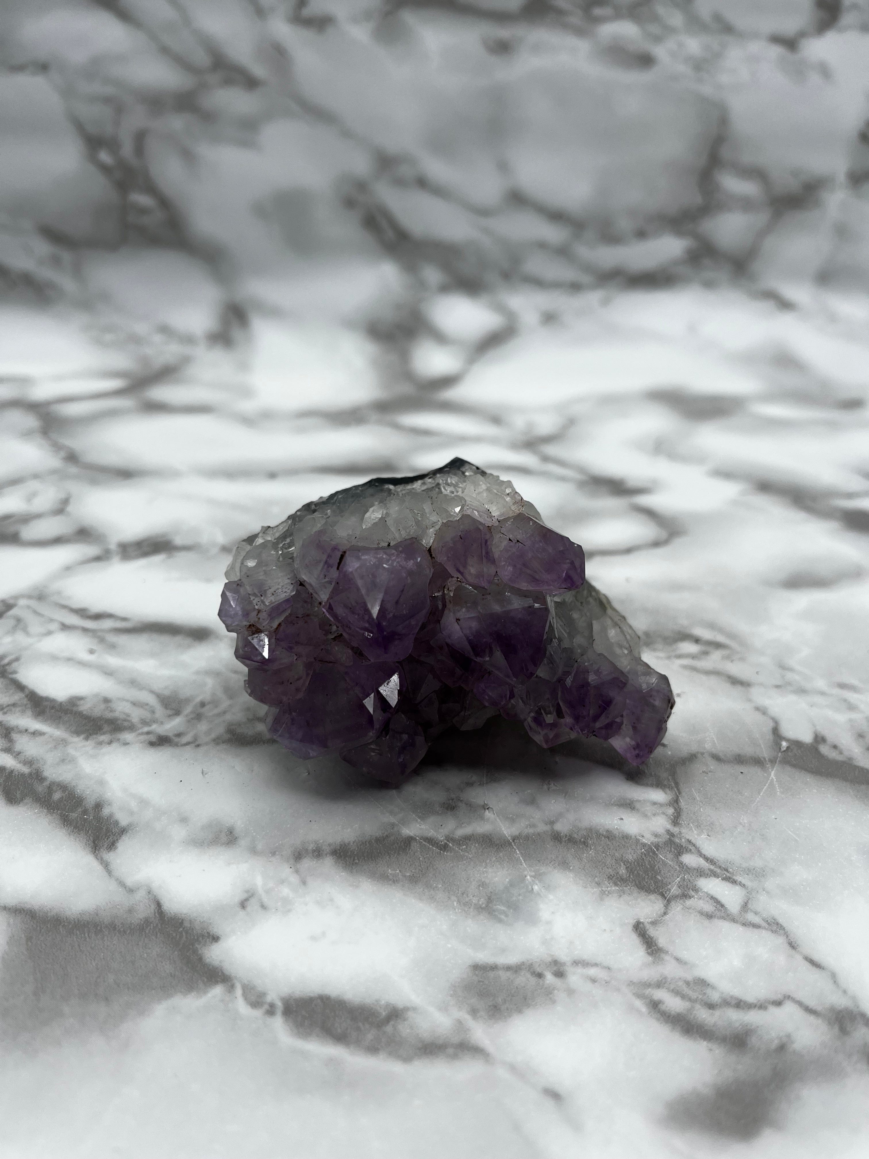 Natural Amethyst Crystal Cluster Specimen - Raw Purple Quartz Geode for Home Decor, Meditation & Healing | Spiritual Gifts & Mineral Collection