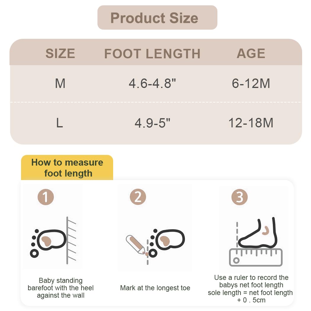 Best Non-Slip Baby Walking Shoes for Girls - Soft Rubber Sole Cute Cartoon First Walkers | Perfect for Indoor Play, Learning to Walk & Toddler First Steps