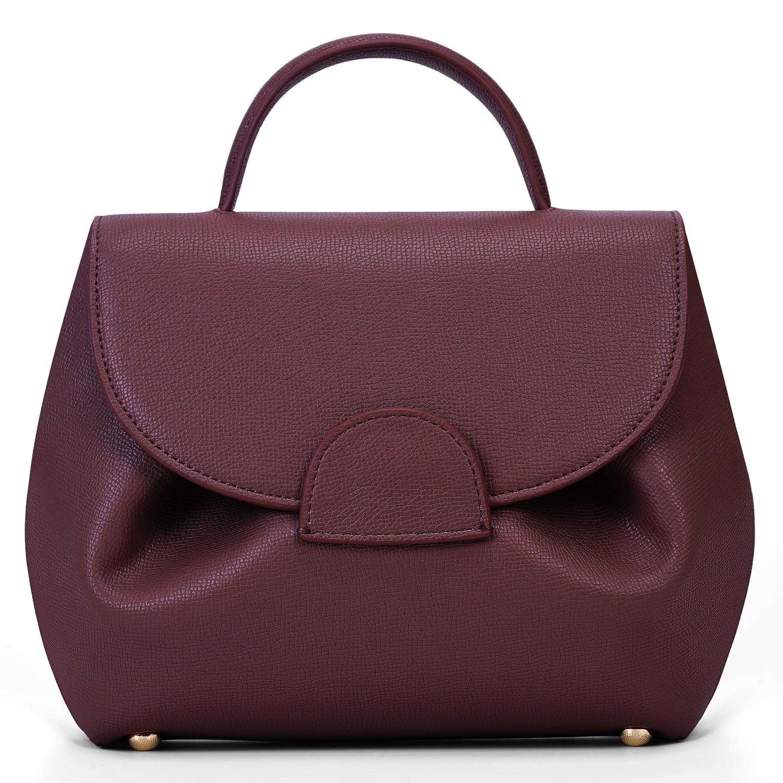 Luxury Designer Small Top Handle Crossbody Bag for Women - Faux Leather Mini Shoulder Purse & Handbag Satchel - Perfect for Work, Travel & Evening Out