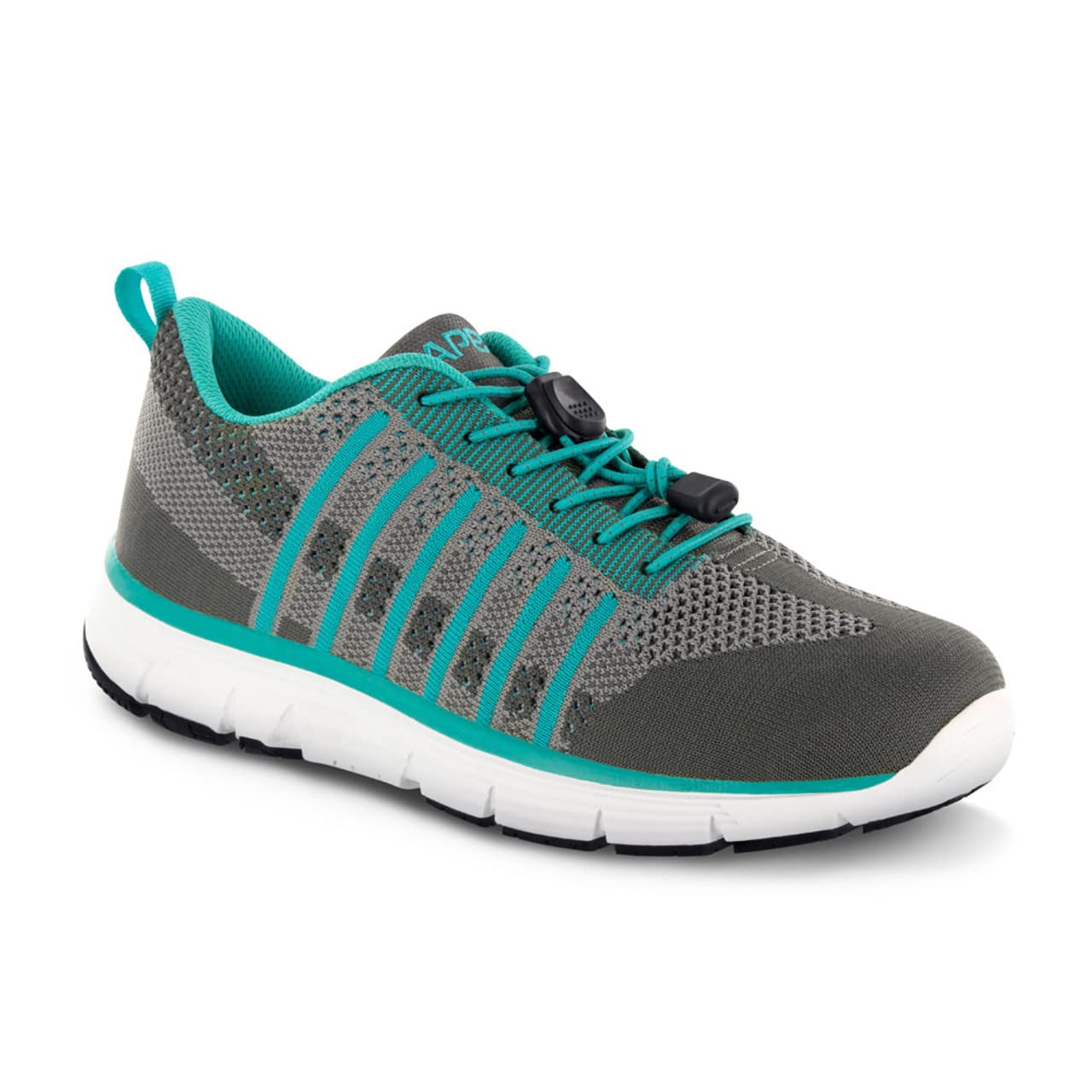 Apex Women's Breeze Athletic Running Shoes - Lightweight Knit Grey Sneakers for Jogging, Gym Workouts & Casual Walking