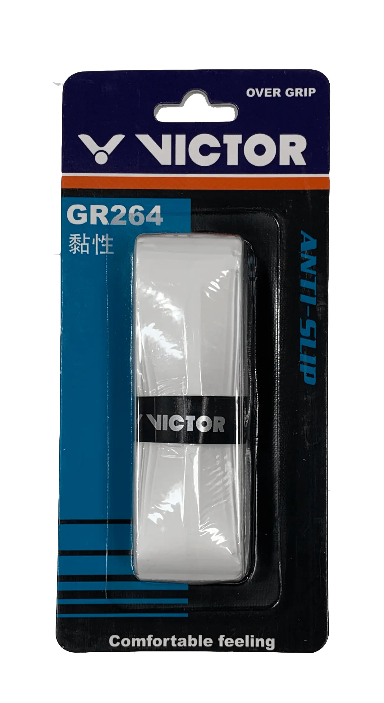 Victor GR264A Anti-Slip Overgrip (1 Pack) - Premium Tennis & Badminton Grip Tape for Enhanced Control & Comfort - Perfect for Sports, Fitness & Outdoor Activities