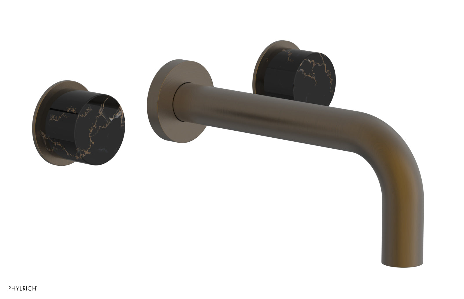 Premium Black Marble Wall Tub Set with Elegant Handles - 230 58 - Perfect for Modern Bathroom & Spa Decor