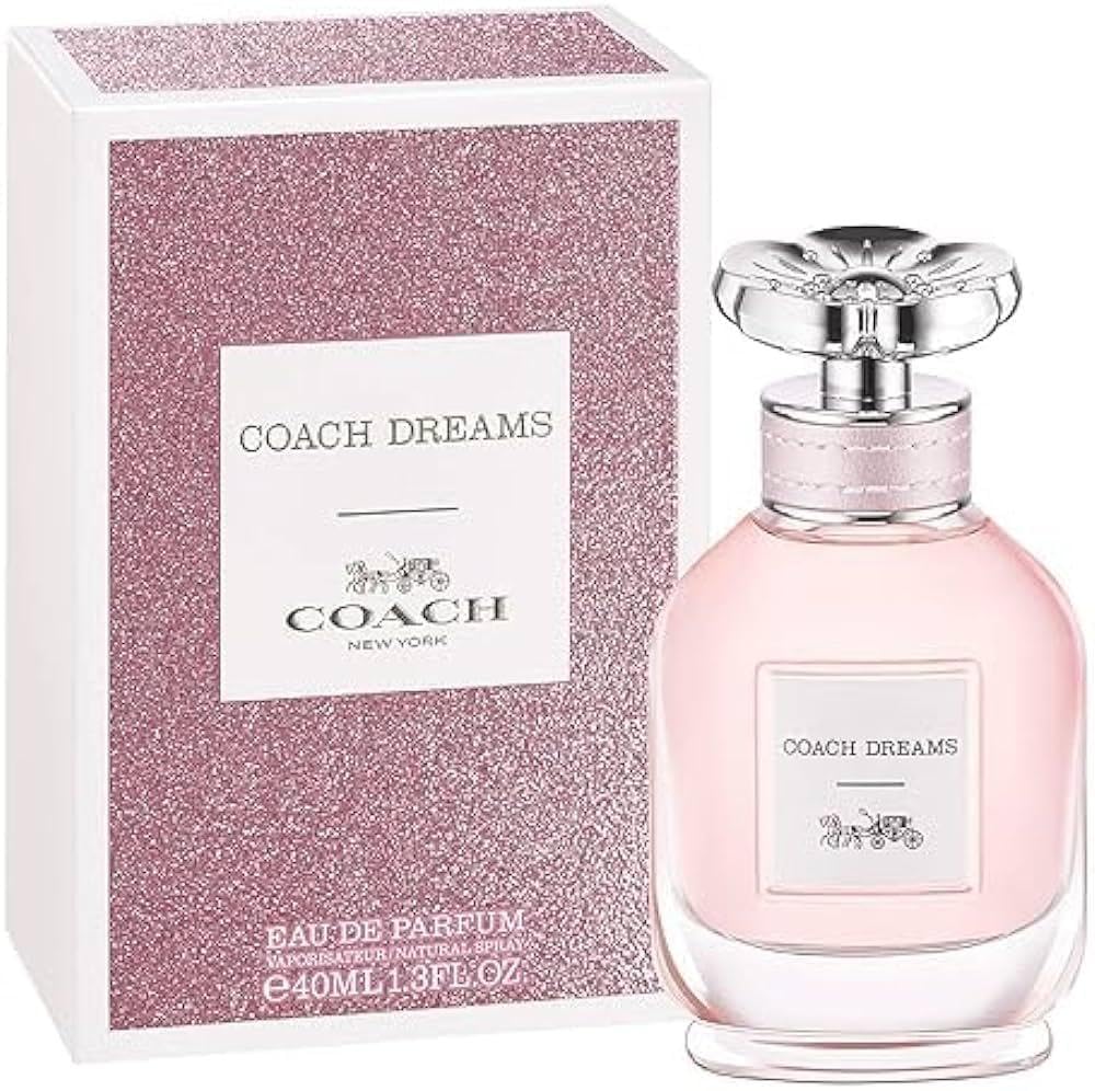 Coach Dreams Perfume for Women - Floral & Fruity Eau de Parfum Spray 1.3 oz / 38ml, Long-Lasting Fragrance for Day & Night Wear, Perfect for Date Night, Office & Special Occasions