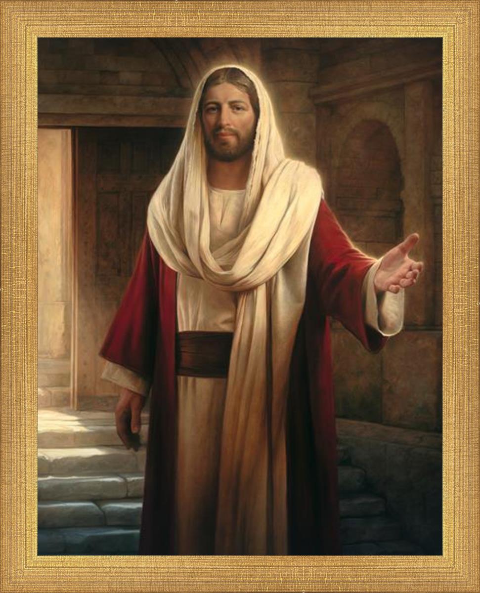 Come Follow Me by Howard Lyon - Inspirational Christian Art Print for Home, Church & Office Decor