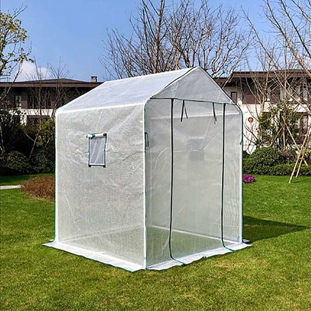 ZWWS-YJ Windproof Rainproof Outdoor Greenhouse Cover - PE Plant Protection Tent for Tomatoes, Flowers & Gardens | UV Resistant & Insulated | Perfect for Home Gardening, Winter Plant Shelter & Backyard Farming