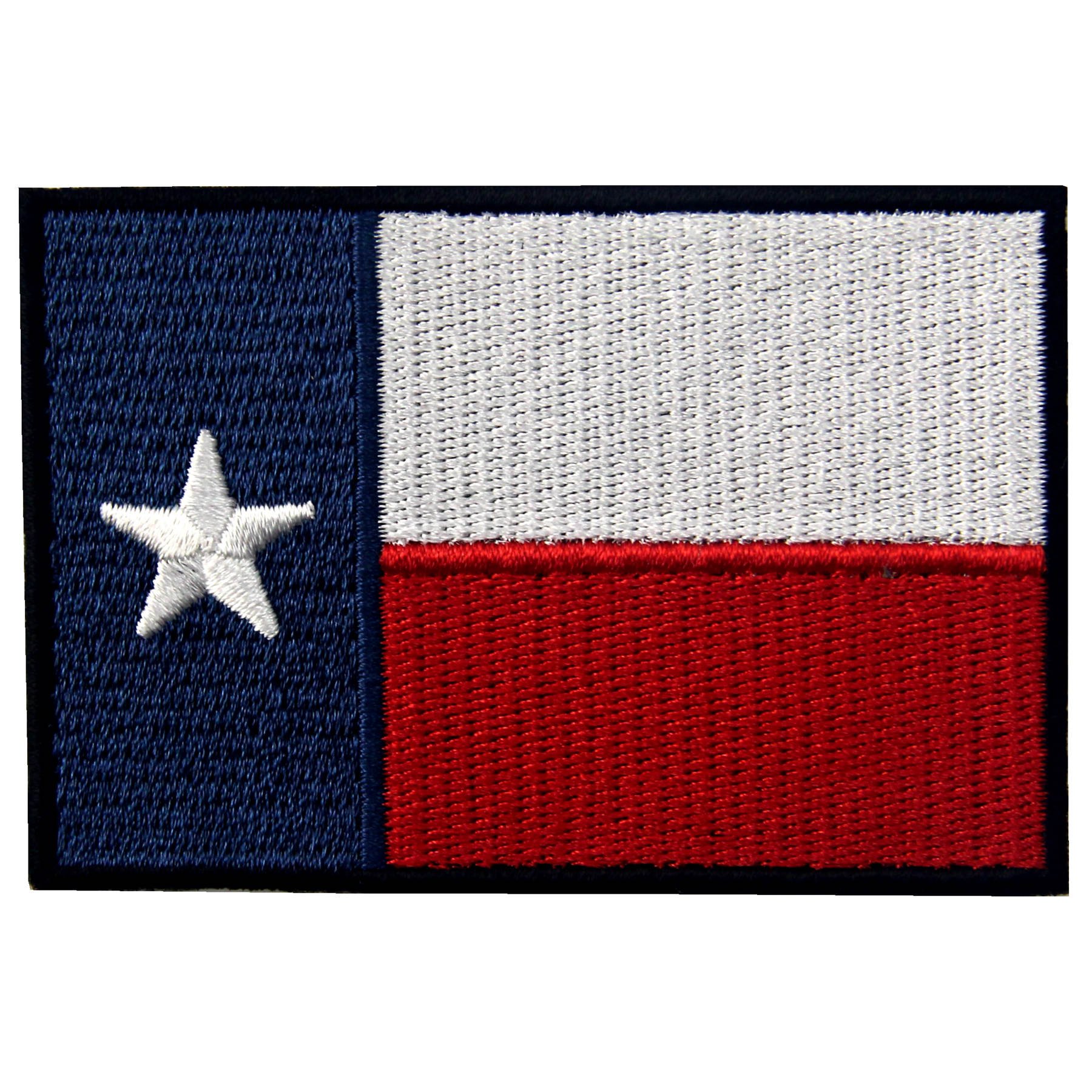 EmbTao Embroidered Texas State Flag Patch - Iron On or Sew On TX Emblem for Jackets, Hats, Bags & DIY Crafts