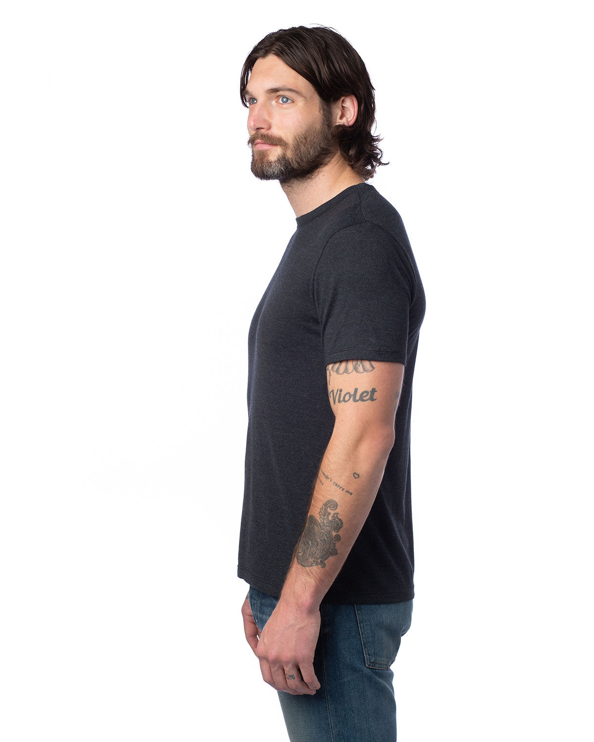 Men's Modal Tri-Blend T-Shirt - Soft & Breathable 4400HM Alternative for Casual Wear & Gym Workouts
