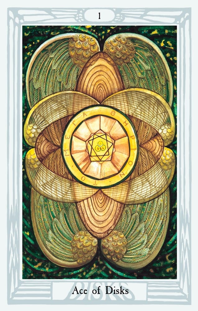 Crowley Thoth Small Tarot Deck - Authentic 78-Card Divination Set for Beginners & Professionals | Perfect for Love Readings, Spiritual Guidance & Meditation Practice