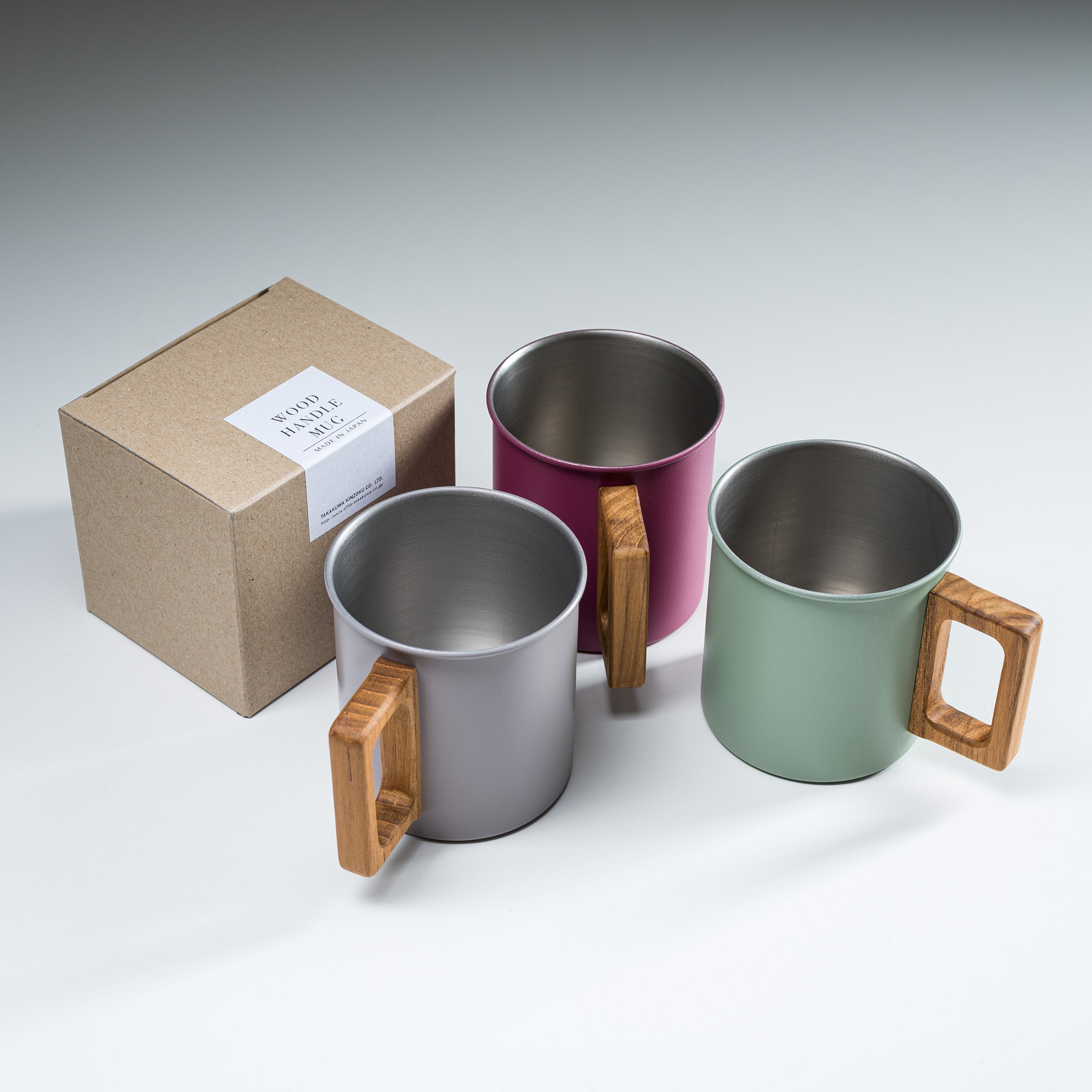 Premium Wooden Handle Coffee Mug - 3 Stylish Colors for Home, Office & Outdoor Use