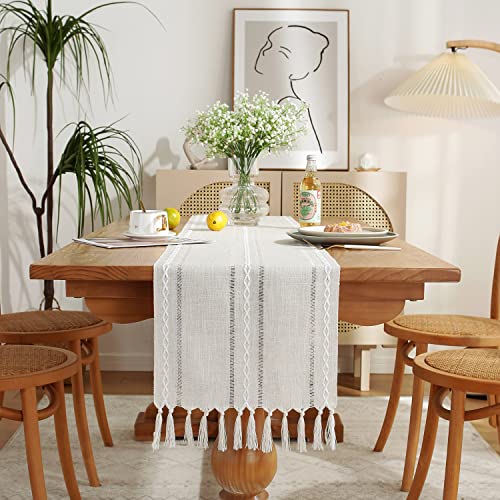 Hemstitched Ivory