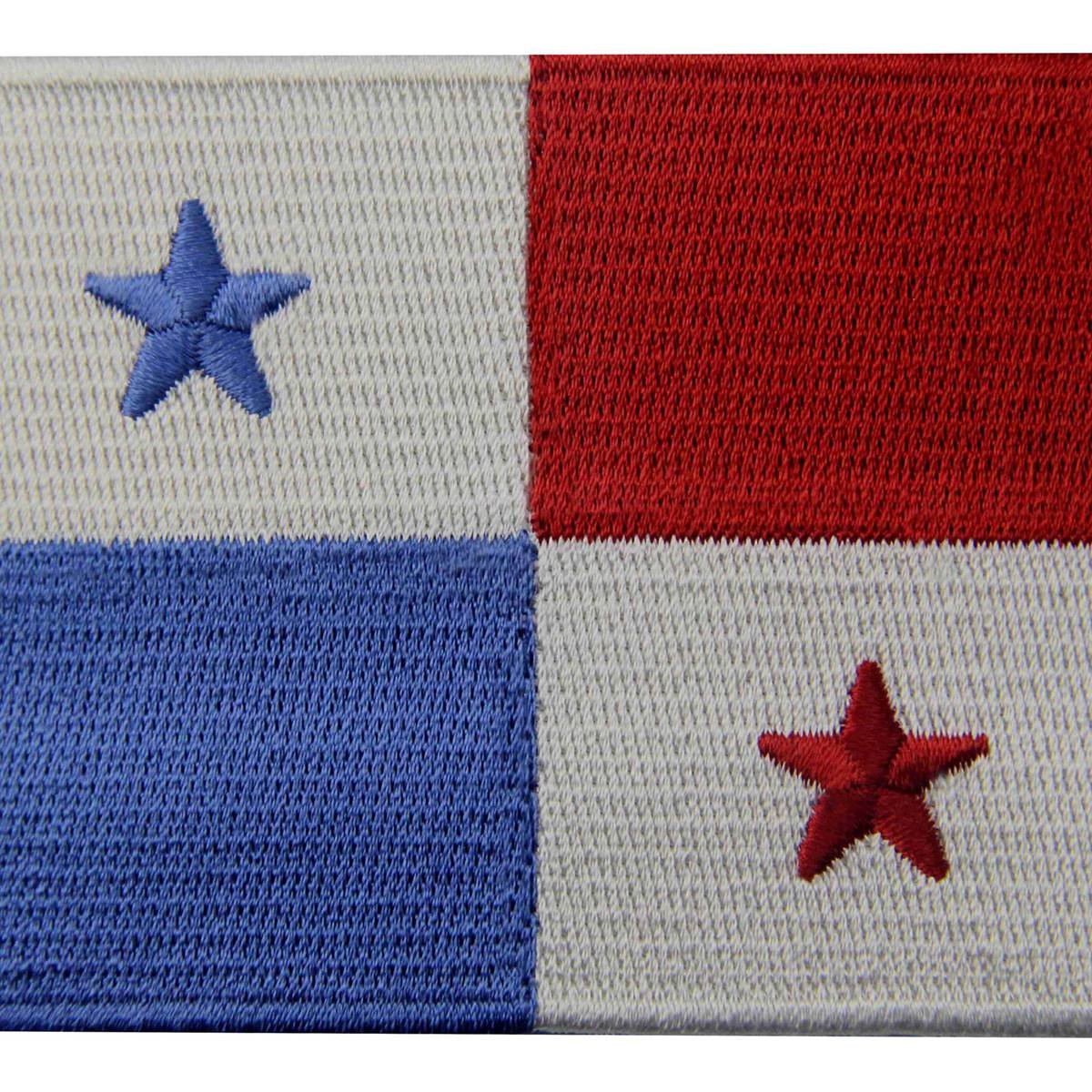Panama Flag Embroidered Patch - Iron On & Sew On National Emblem for Clothing, Bags & Hats - Perfect for Patriotic Events, Travel & DIY Crafts