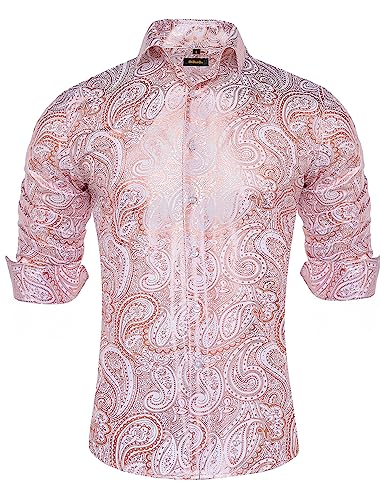 White and Pink Paisley