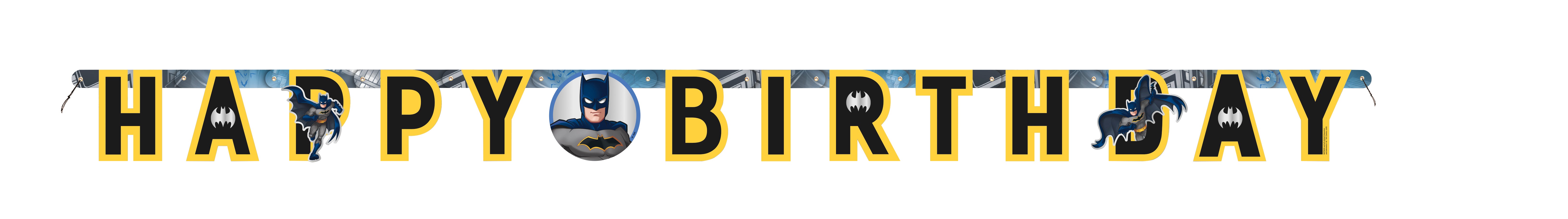 Large Joint Banner - Batman Superhero Theme for Parties, Events & Home Decor | Official DC Comics Merchandise