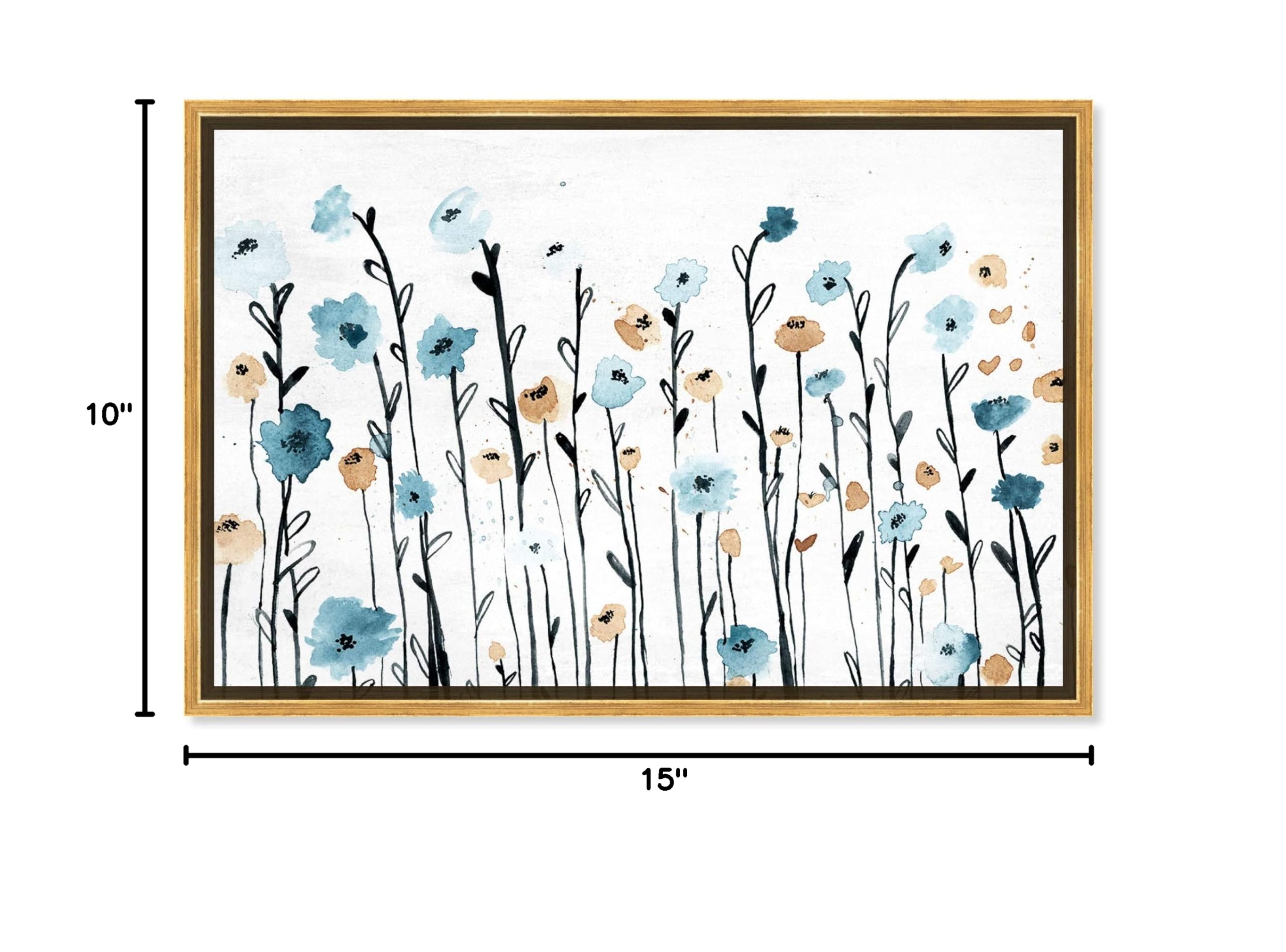 Floral and Botanical Wall Art Decor - Handmade Canvas Prints for Home & Office Decor - Perfect for Living Room, Bedroom, and Office Spaces
