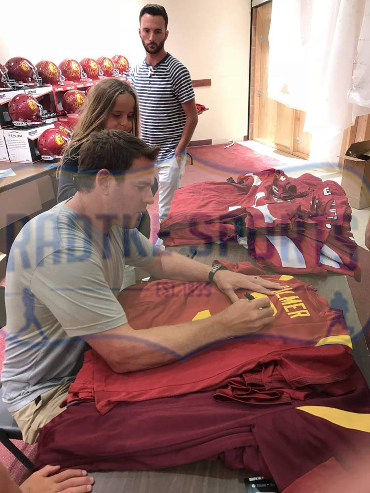 Carson Palmer Autographed Arizona Cardinals Red Football Jersey - Authentic Signed Memorabilia for NFL Fans, Collectors, and Sports Enthusiasts - Perfect for Man Cave, Game Room, or Gift for Football Lovers