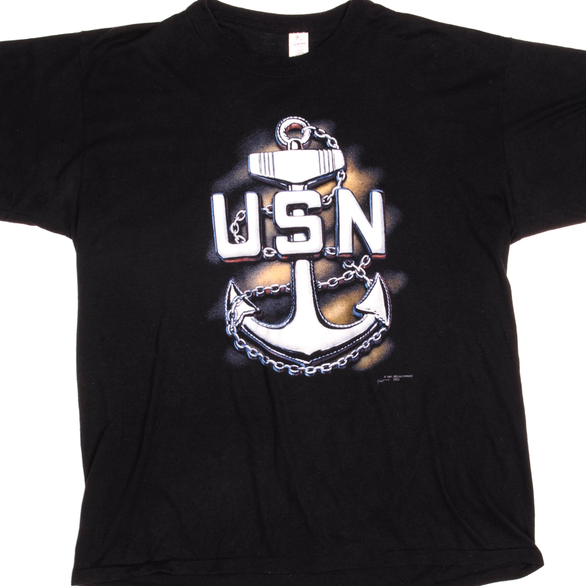 Vintage US Navy T-Shirt 1991 XL - Authentic Made in USA Military Tee for Men - Perfect for Casual Wear, Collectors & Patriotic Outfits