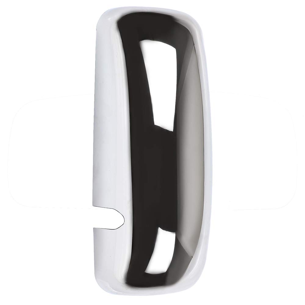 Kenworth T660 T600 T370 T270 T800 Truck Hood Mirror - Left Side (LH) Replacement with Chrome Housing & Mirror Cap - Compatible with 2008-2016 Models | Perfect for Highway Safety & Blind Spot Visibility