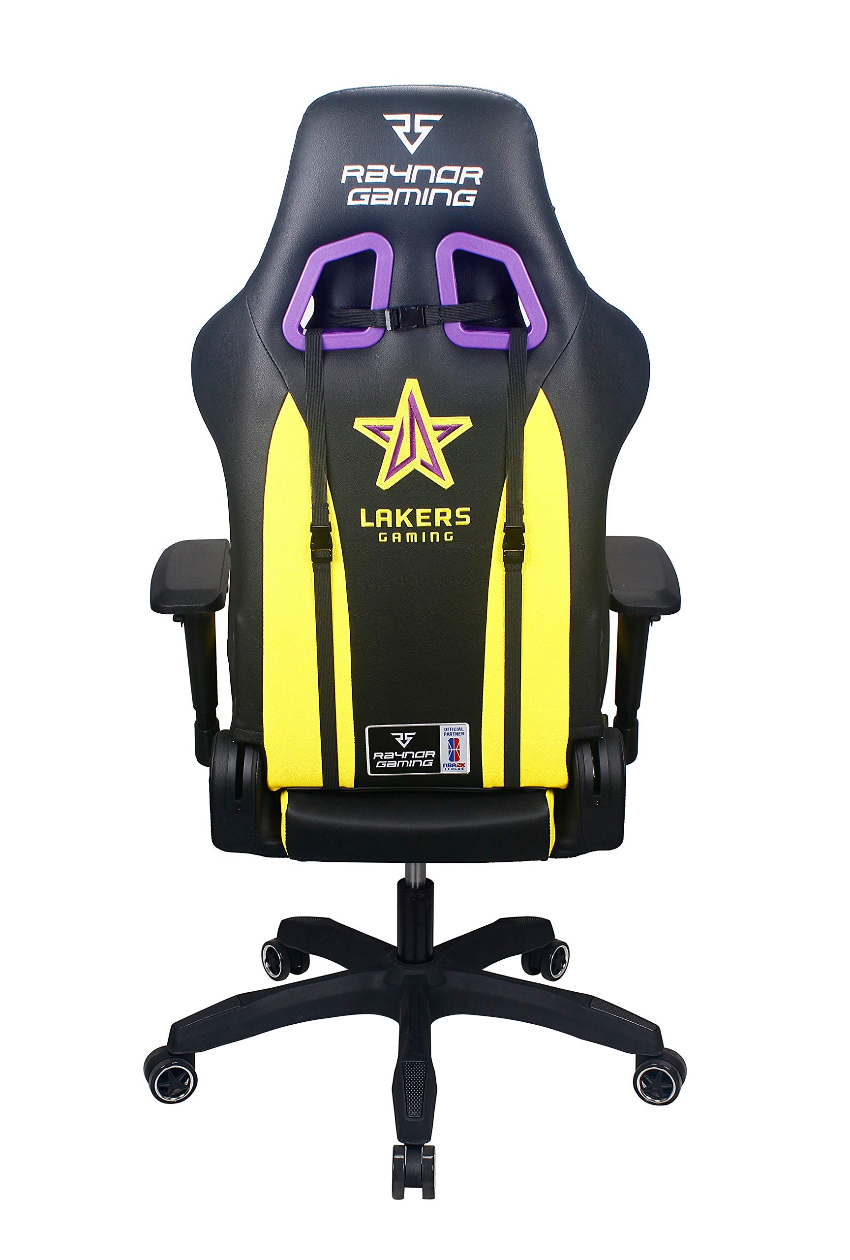 NBA 2K Pro Series Gaming Chair - Ergonomic Racing Style Video Game Chair with Adjustable Lumbar Support & Headrest - Perfect for Esports, PC Gaming & Home Office (Black)