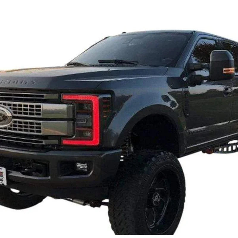 Ford Super Duty Multicolor DRL Boards for 2017-2019 Models - Upgrade Your Truck Lighting for Off-Road & Night Driving