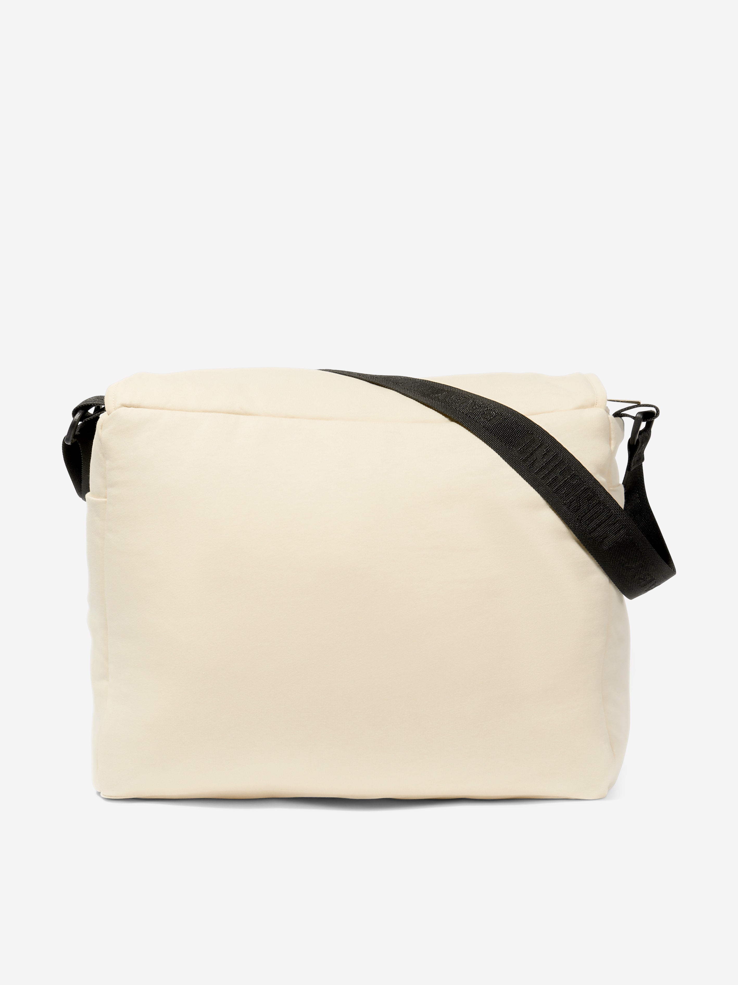 Beige Baby Teddy Bear Logo Changing Bag (39cm) - Perfect for Diaper Changes, Travel & Nursery Organization