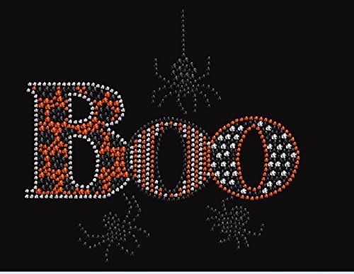 Spider Rhinestone Iron-On Transfer for Halloween Costumes & DIY Crafts - Scary Decor & Apparel Embellishment