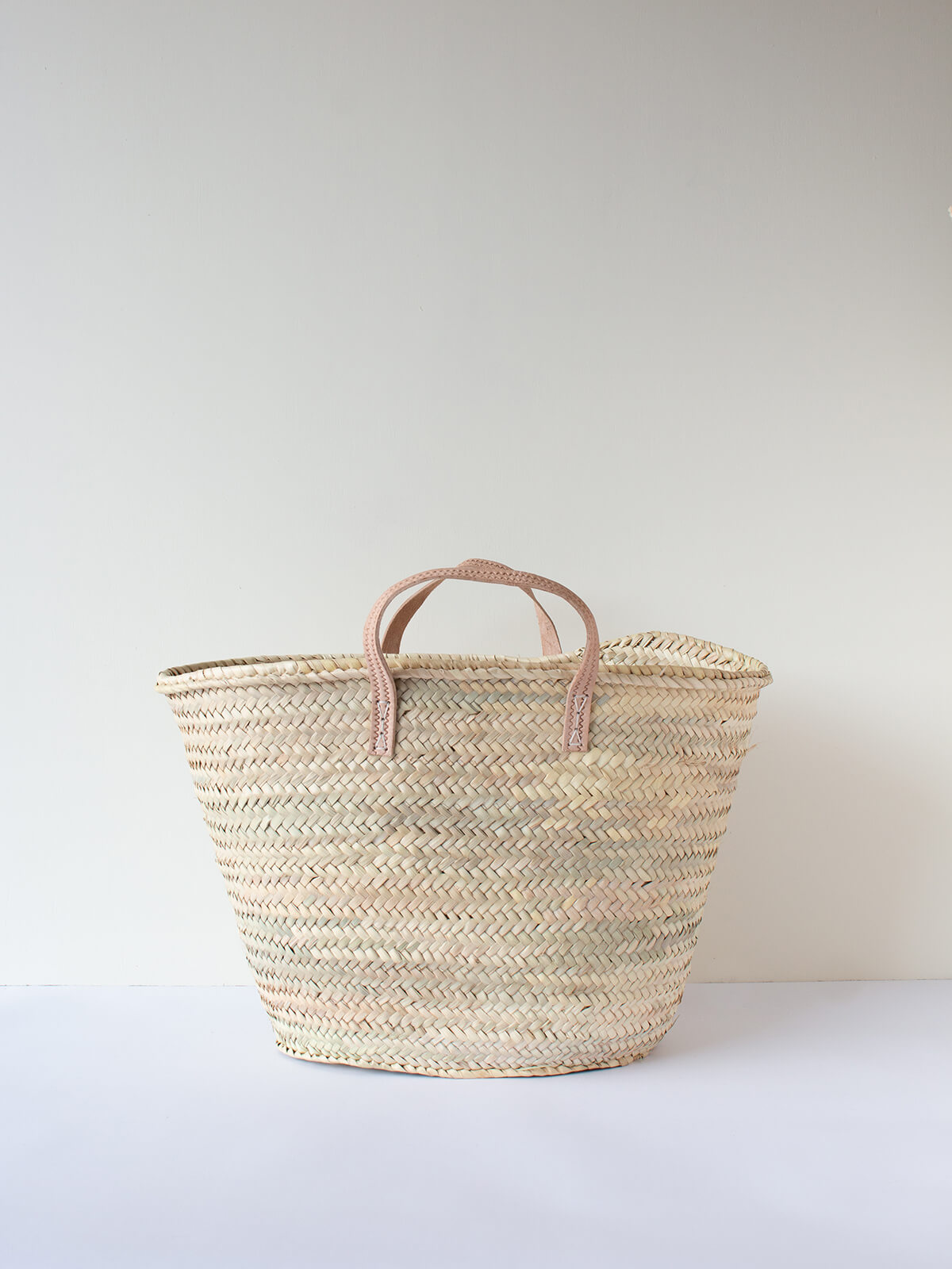 Parisienne Woven Basket Bag - Natural Rattan Handbag for Women | Beach Tote, Picnic Bag, Summer Accessory