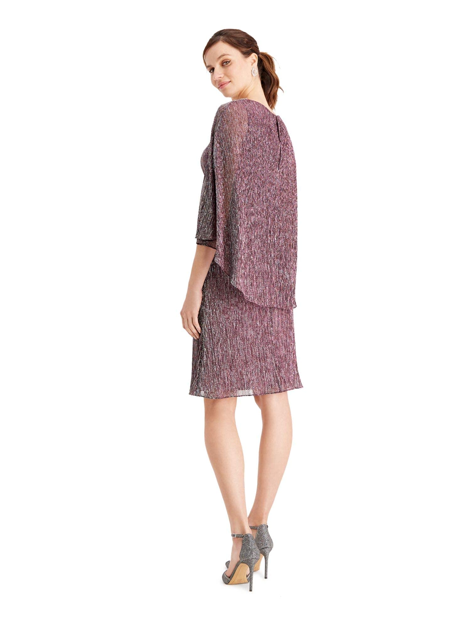Elegant Women's Shimmer Embellished Cocktail Party Dress - Perfect for Evening Events, Weddings & Special Occasions