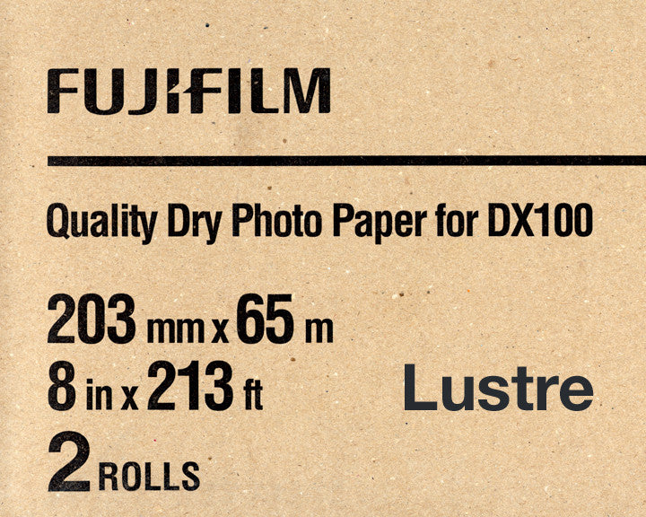 Fuji DX100 Photo Paper Lustre 8x213 Inches (2 Pack) - Premium Quality for Professional Photo Printing, Home Decor & Scrapbooking Projects