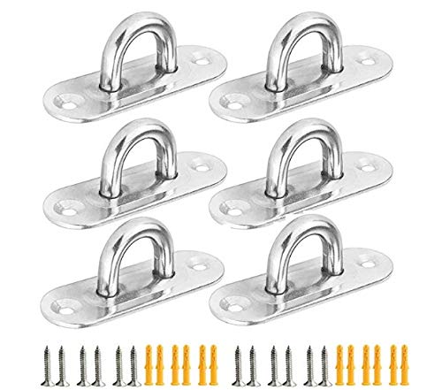 **M5 Hammock Chair Hanging Kit - Heavy Duty Ceiling Hook for Concrete & Wood Beams - Indoor/Outdoor Use for Hammock Stands, Yoga Swings, and Lounge Chairs - Easy Installation for Bedroom, Patio, or Backyard Relaxation**