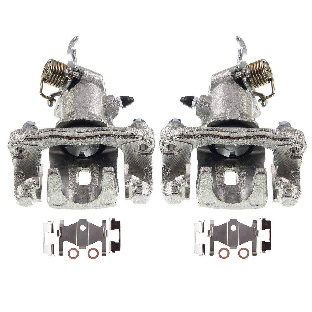 ZPKUNZV 2PCS Brake Caliper with Bracket - Compatible with 2004-2009 Models - Rear Left & Right Replacement - Perfect for DIY Car Repair & Maintenance