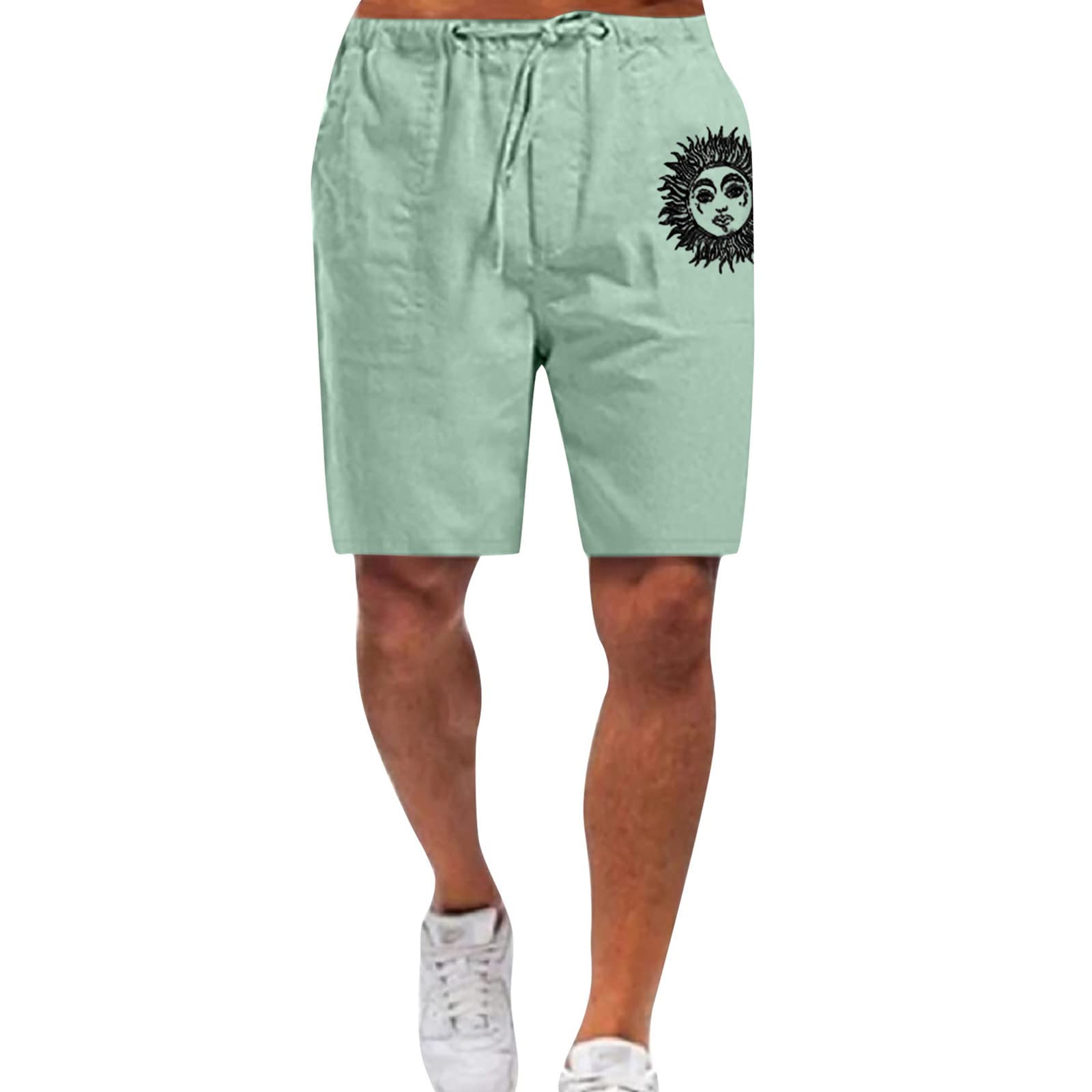 **Men's Bamboo Viscose Pajama Shorts - Soft, Breathable Sleepwear with Pockets - Lounge & Gym Shorts for Comfortable Relaxation & Workouts**