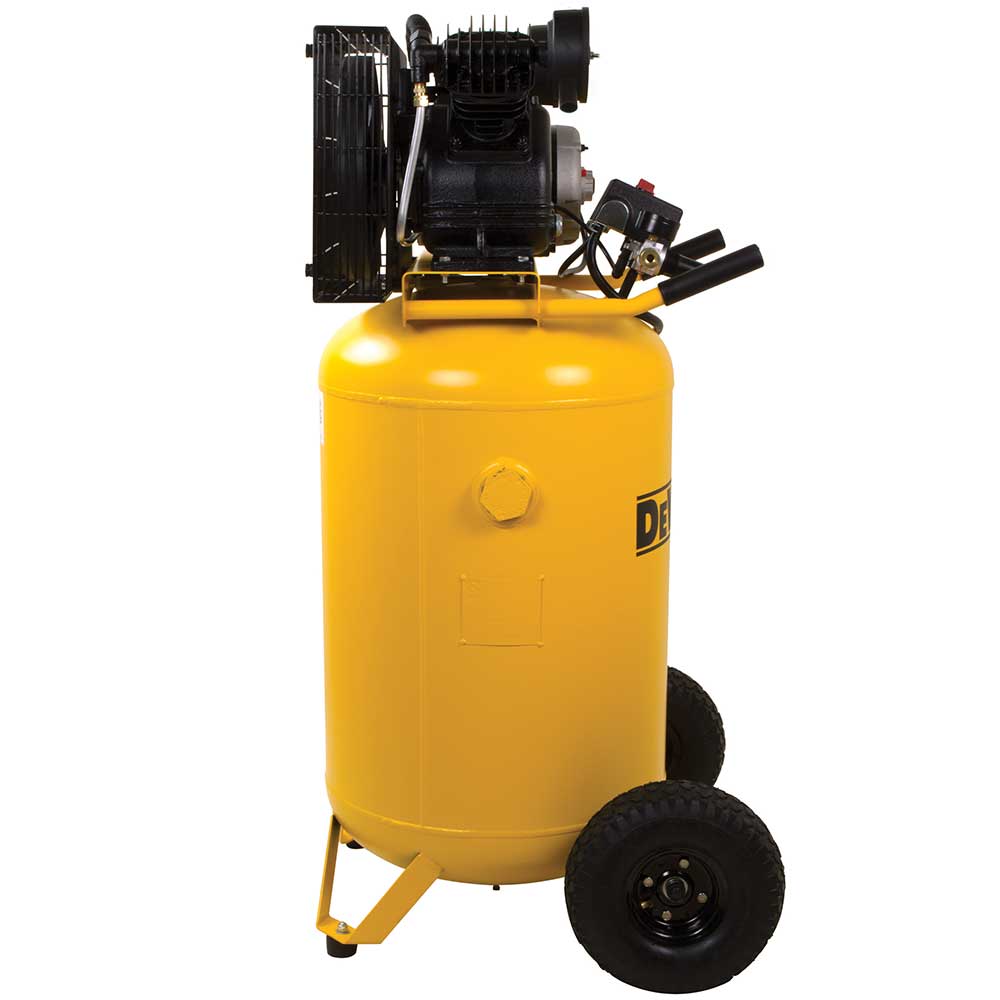 DEWALT DXCMLA1683066 30 Gallon 1.6 HP Portable Electric Air Compressor - Powerful Air Tool for Construction, Woodworking & DIY Projects