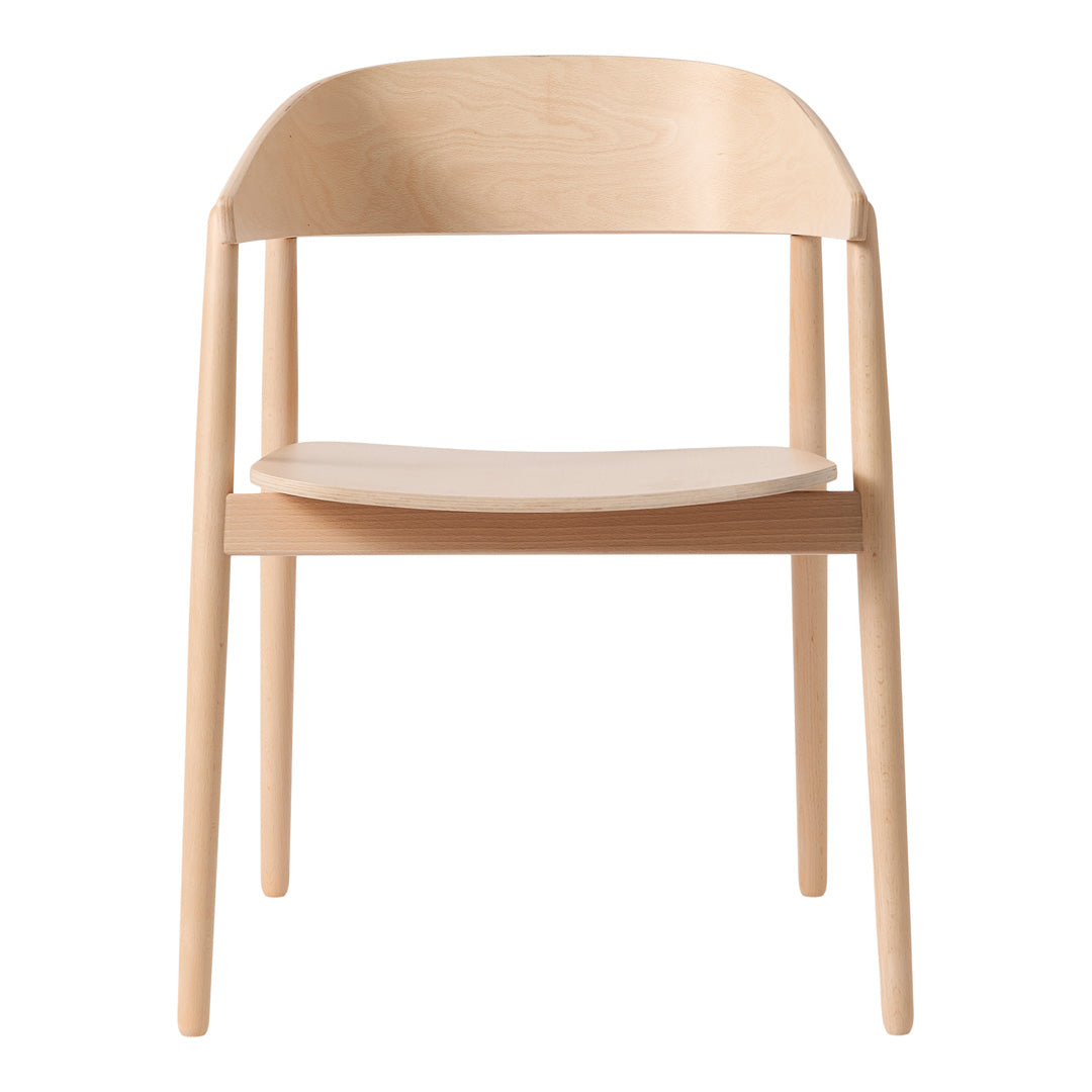 BY Kato AC2 Side Chair - Modern Wooden Dining Chair with Comfortable Cushion - Perfect for Kitchen, Dining Room, and Office Use