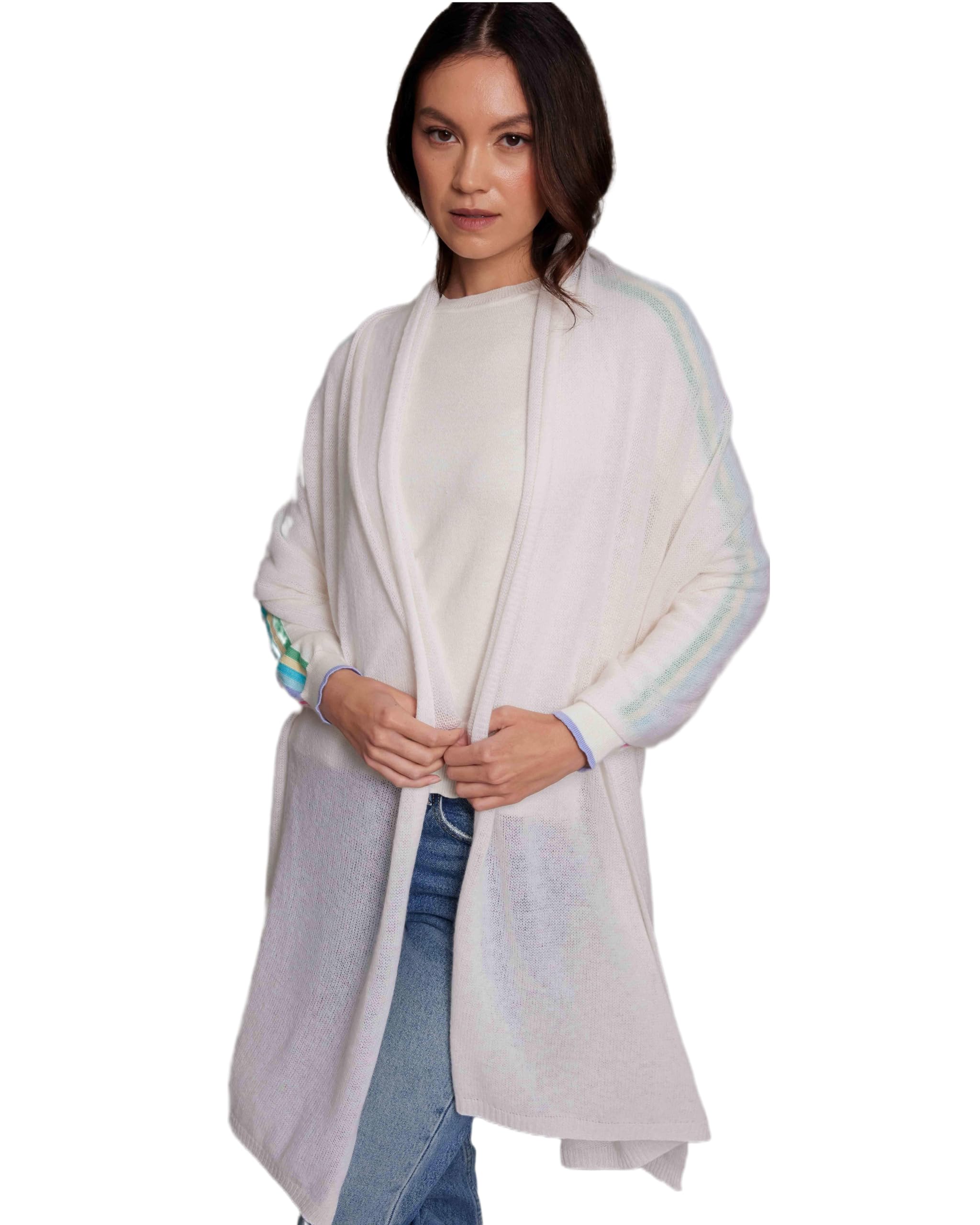 100% Pure Cashmere Lightweight Travel Wrap - Soft & Luxurious Scarf for Women, Perfect for Airplanes, Office, and Gifts