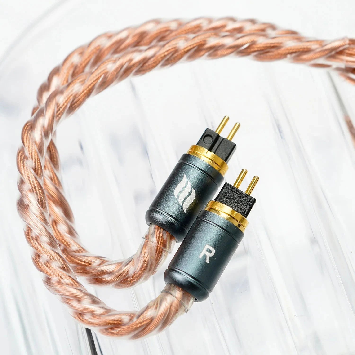 Effect Audio Signature Series ARES S 8-Wire Premium Earphone Cable with ConX Interchangeable Connector - High-Fidelity Audio Upgrade for Musicians & Audiophiles