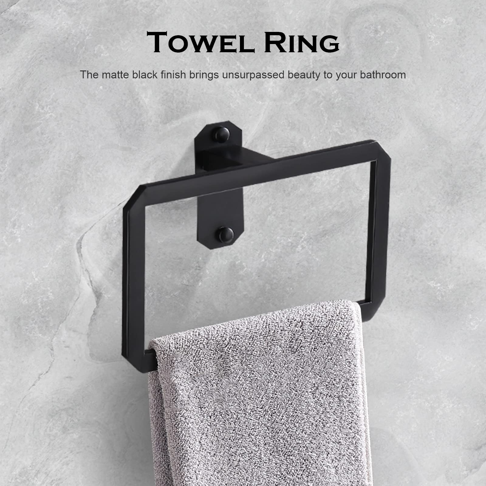 8-Piece Modern Bathroom Accessory Set - 24