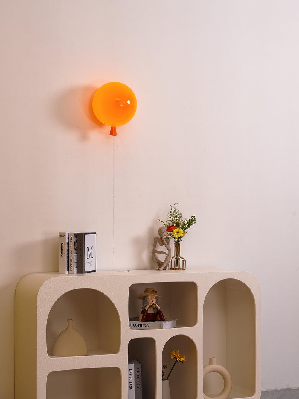 Balloon Dream Wall Light - LED Night Light for Kids Room, Nursery Decor, Birthday Party - Soft Glow Bedside Lamp for Bedroom, Living Room